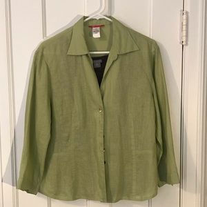 Green and brown two piece set.